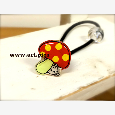 キノコのしずくゴム