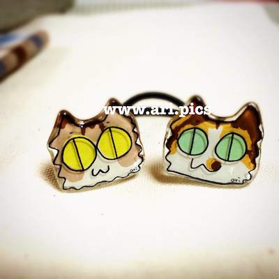 チョコとミルミルのツインゴム