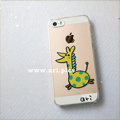 きりんのスマホケース